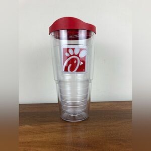 Tervis Chick Fil A Tumbler with Lid Red White And Gray Colorway 24 Fluid Ounces